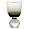 Verre à pied Eternal snow S Ø6,3 cm, Gris fumé