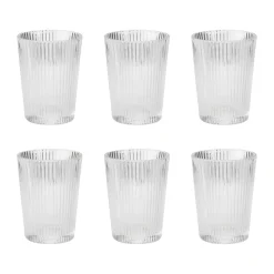 Verre Pilastro 15 cl Lot de 6, Clear