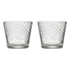 2 verres à boire Tundra 29 cl, Transparent