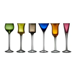 Verre à schnaps Lyngby Glas 2,5-5 cl 6 pièces, Mix