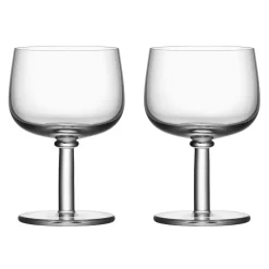 Verre sur pied Viva 35 cl Lot de 2, Transparent