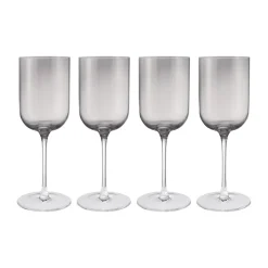 Verres à vin rouge Fuumi 40 cl, lot de 4, Smoke - clair
