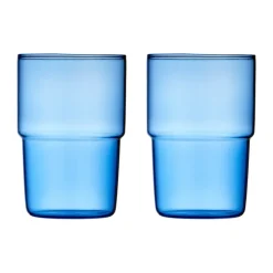 Verre Torino 40 cl, lot de 2, Blue