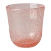 Verre tumbler Rice Bubble Design acrylique 41 cl, Peach