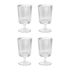 Verre à vin Pilastro 18 cl Lot de 4, Clear