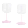 Verre à vin Tint 25 cl Lot de 2, Clear-jade light pink-light pink