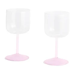 Verre à vin Tint 25 cl Lot de 2, Clear-jade light pink-light pink