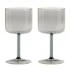 Verre à vin Tint 25 cl Lot de 2, Gris