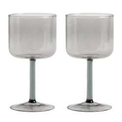 Verre à vin Tint 25 cl Lot de 2, Gris
