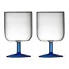 Verre à vin Torino 30 cl lot de 2, Clear-blue