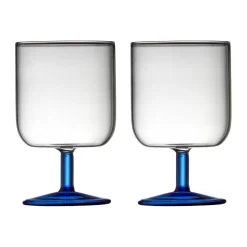 Verre à vin Torino 30 cl lot de 2, Clear-blue