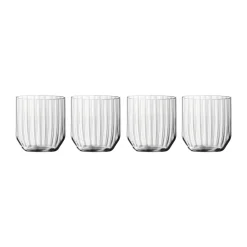 Verre à whiskey Linear tumbler 34,5 cl Lot de 4, Clair
