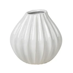 Wide vase ivoire, 15 cm