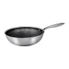 Wok Hâws Santo hybrid coating 28 cm, Acier inoxydable