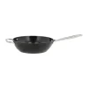 Wok Travo céramique antiadhésive 28 cm, Aluminium noir