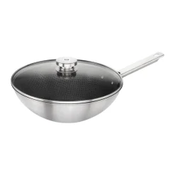 Wok Zwilling Plus Joy antiadhésif Ø30 cm, Acier inoxydable